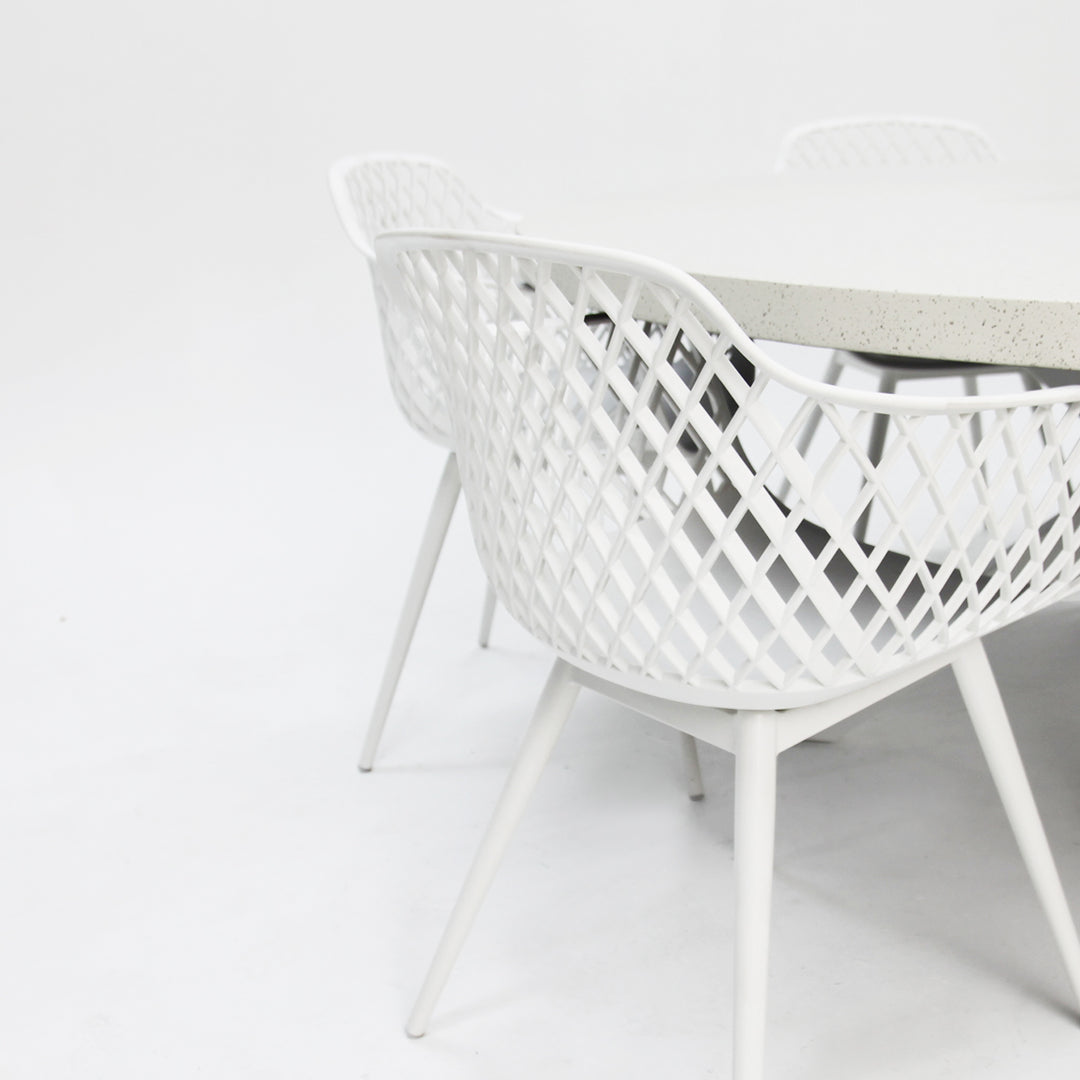 Drift Java Round 9pc Terrazzo Dining Setting