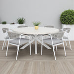 Load image into Gallery viewer, Drift Octavia Round 7pc Dining Setting
