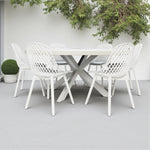 Load image into Gallery viewer, Drift Persia Round 7pc Terrazzo Dining Setting
