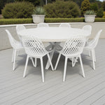 Load image into Gallery viewer, Drift Persia Round 9pc Terrazzo Dining Setting
