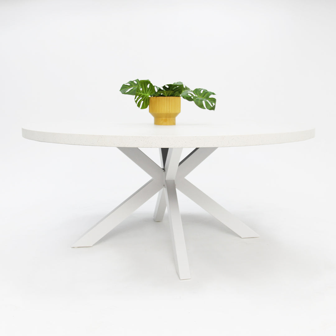 Drift 170cm Round Terrazzo Look Dining Table