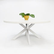 Drift Bailey Armchair Round 9pc Terrazzo Dining Setting