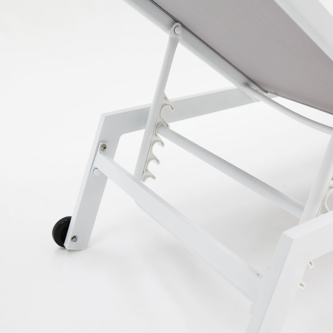 Eaglemont 2pc Sunlounge Setting - White