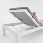 Load image into Gallery viewer, Elba 2pc Sunlounge and Table Setting - White