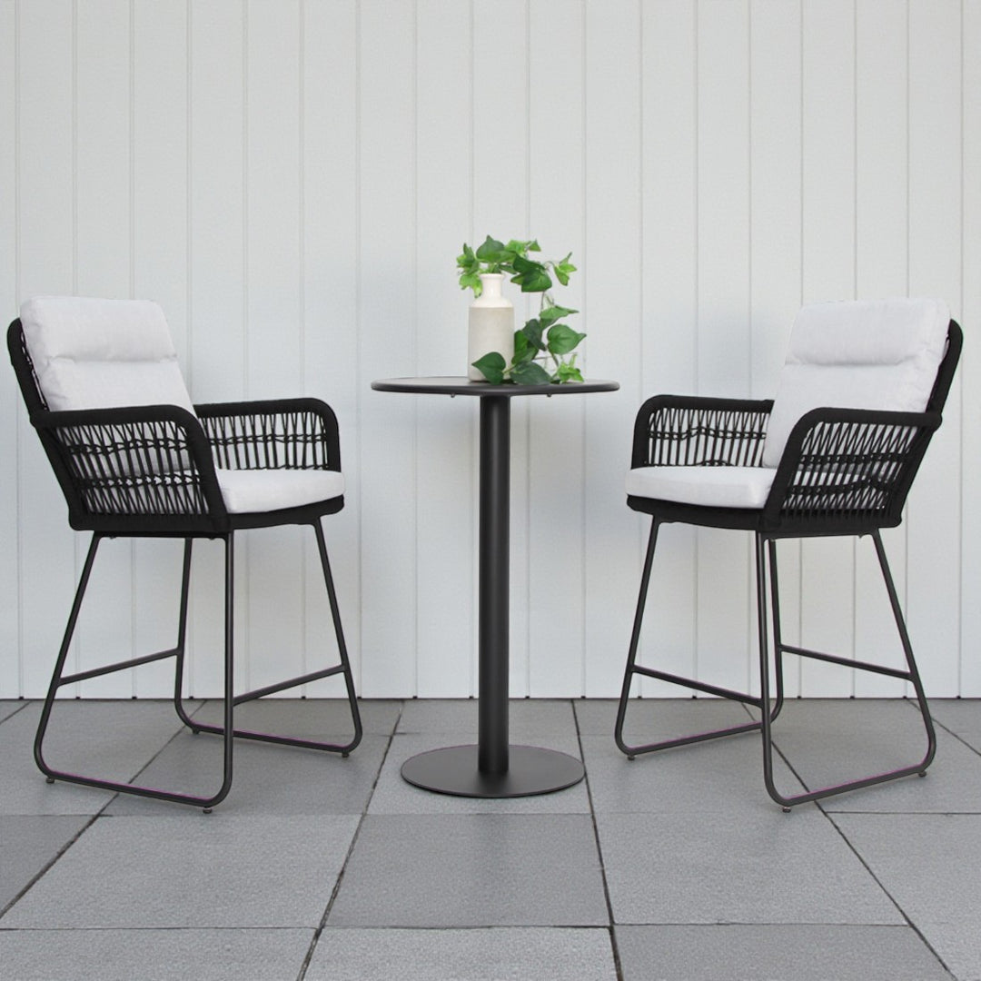 Kenty Eva 3pc Bar Setting - Black