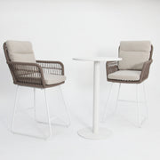 Kenty Eva 3pc Bar Setting - White