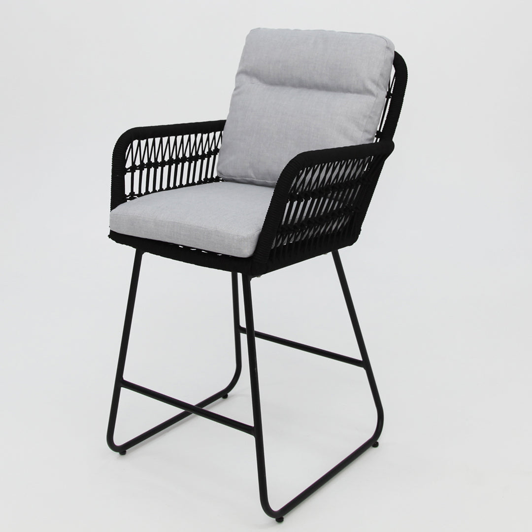 Eva Bar Chair - Black