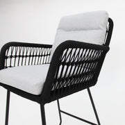 Eva Bar Chair - Black