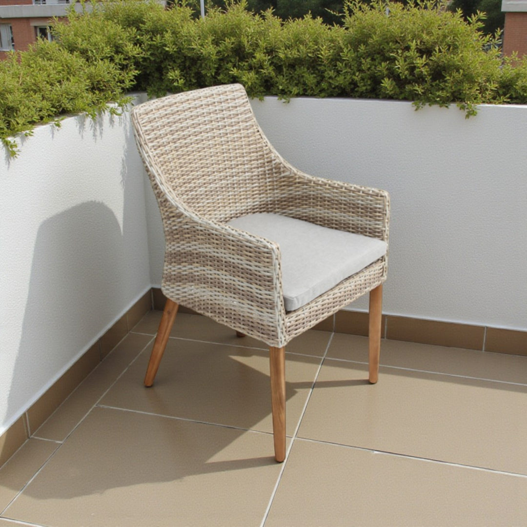 Faro Dining Chair - Mixed White Natural