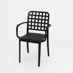 Load image into Gallery viewer, Frankie Resin Dining Armchair - Black
