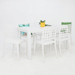 Load image into Gallery viewer, Frankie Azura 7pc Dining Set Armless - White