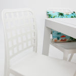 Load image into Gallery viewer, Frankie Azura 9pc Dining Set ARMLESS - White