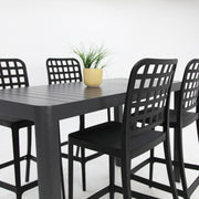 Frankie Armless Remix 5Pc Bar Setting - Black