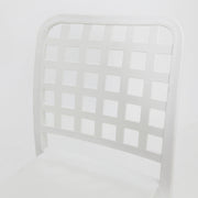 Frankie Resin Armless Barstool - White