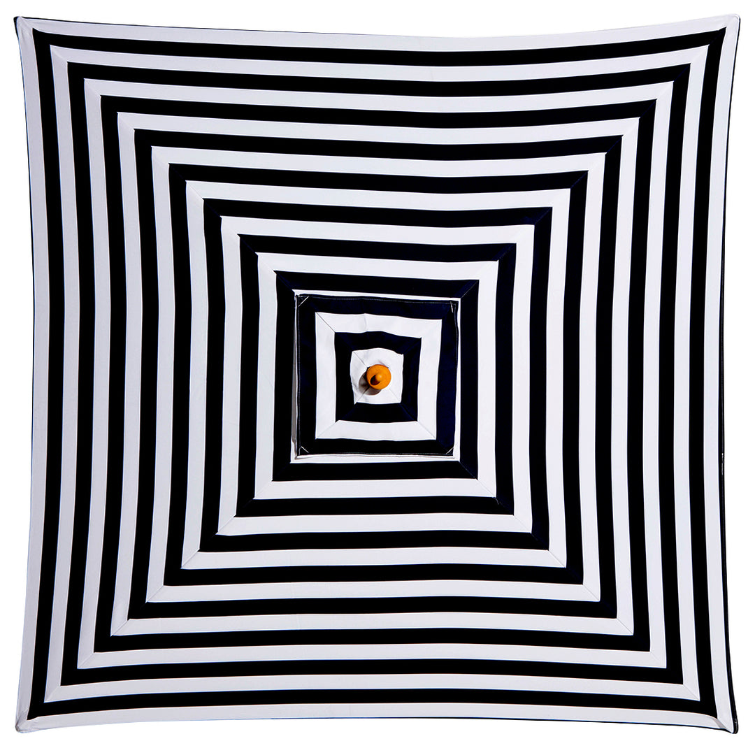 Billy Fresh 2m Bamboo French Riviera Umbrella - Black