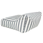 Load image into Gallery viewer, Drift Away Floating Beanbag - Grey and White Stripe