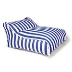 Load image into Gallery viewer, Hang Out Blue + White Stripe Outdoor Beanbag