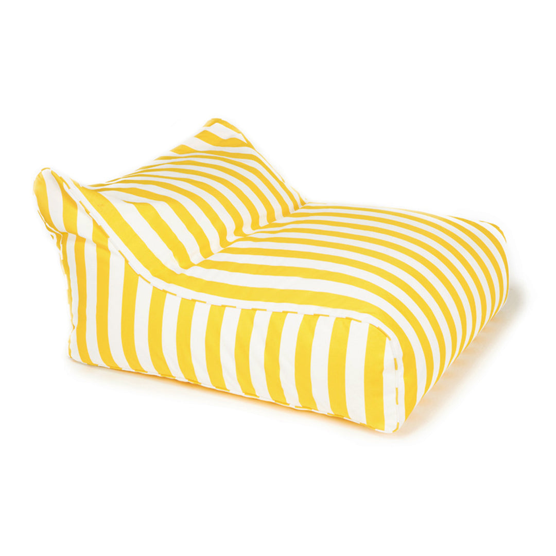 Drift Away Floating Beanbag - Yellow and White Stripe