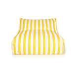 Load image into Gallery viewer, Hang Out Yellow + White Stripe Outdoor Beanbag