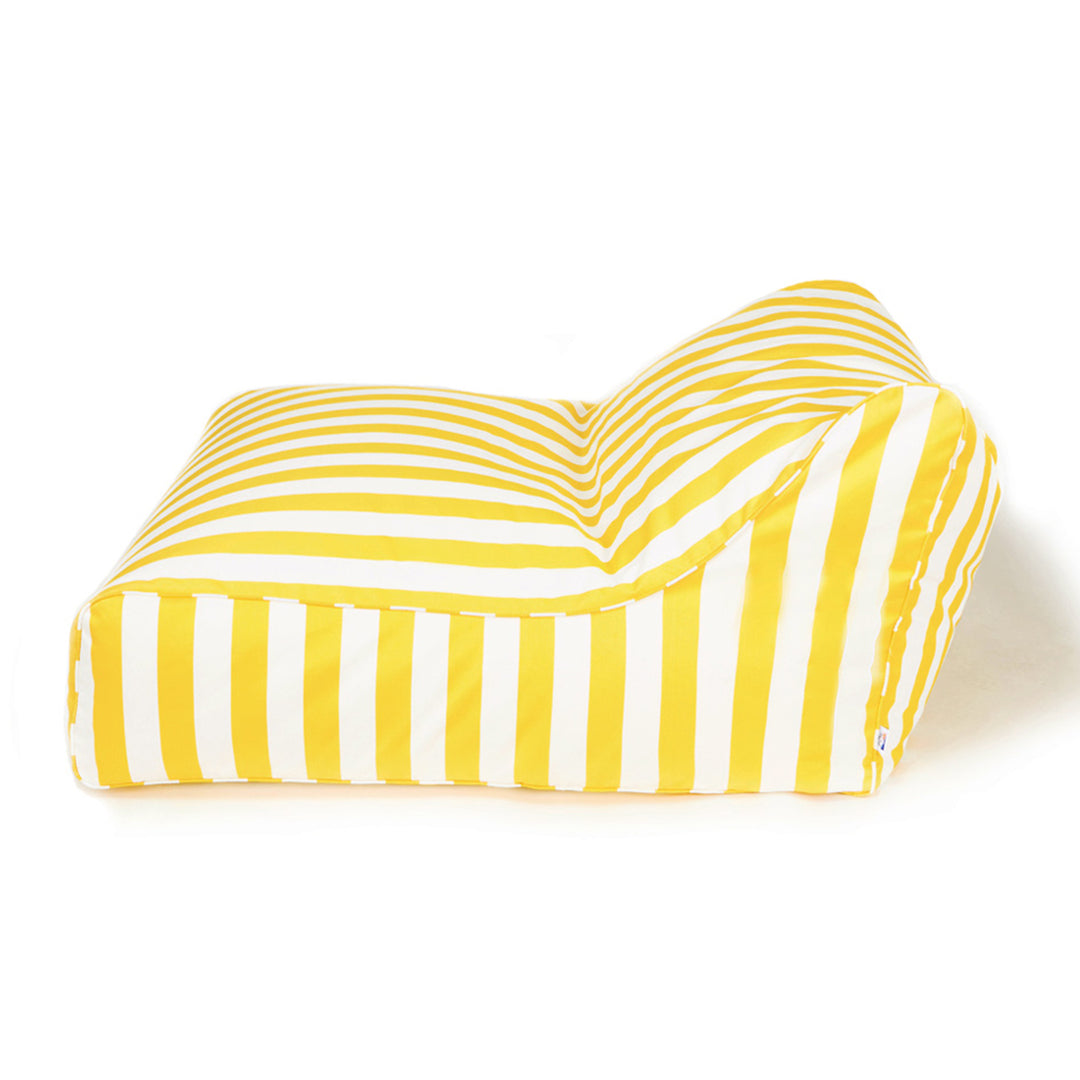 Drift Away Floating Beanbag - Yellow and White Stripe