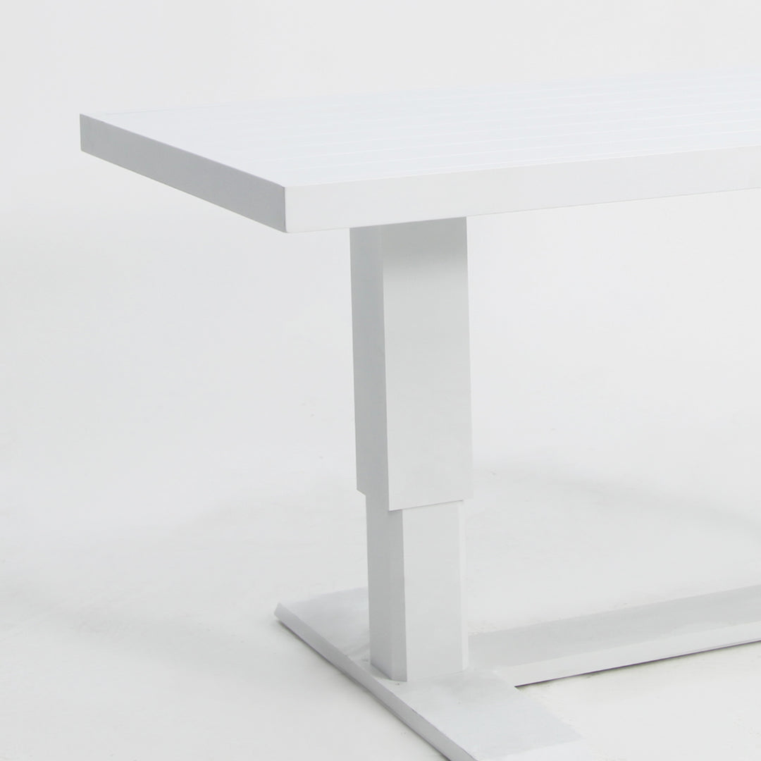 Holste Adjustable Height Table - White