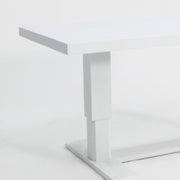 Holste Adjustable Height Table - White
