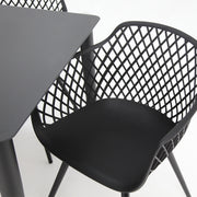 Java 9pc Dining Setting - Black