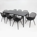 Load image into Gallery viewer, Java 9pc Dining Setting - Black
