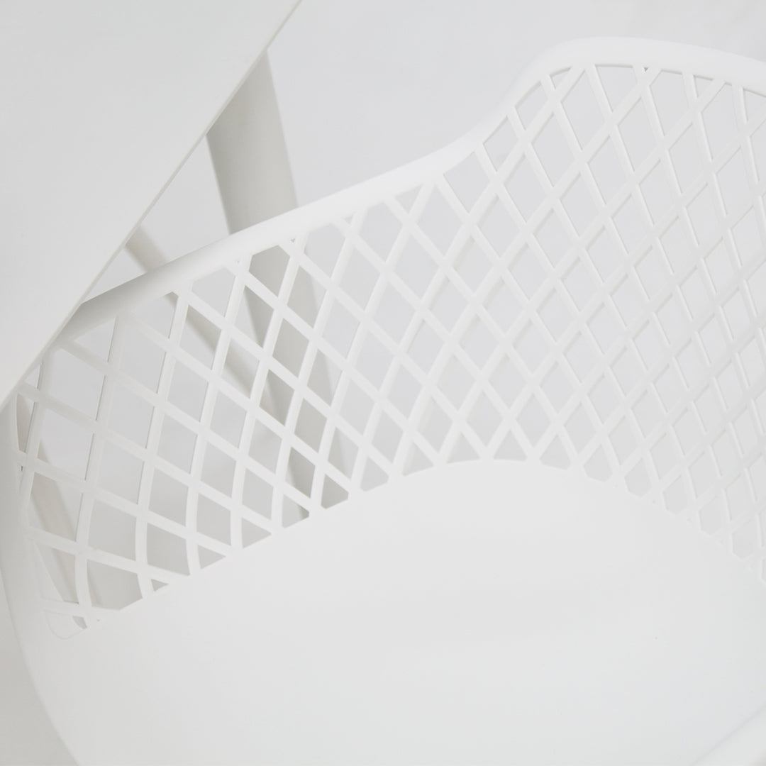 Java 7pc Dining Setting - White