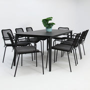 Java Bahamas 9pc Dining Setting - Black