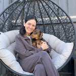 Load image into Gallery viewer, Kakadu Pod Chair - Black/Grey