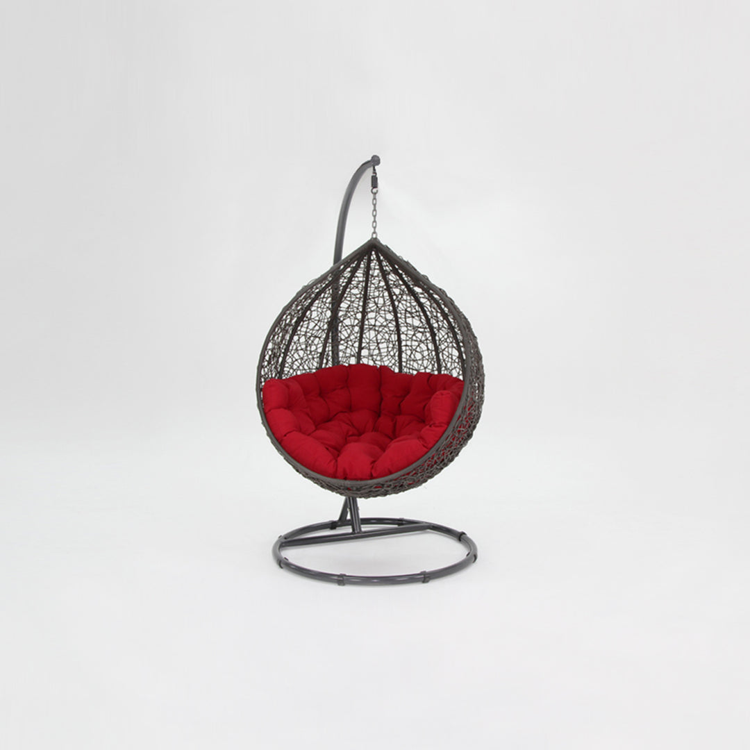 Kakadu Pod Chair - Grey/Red