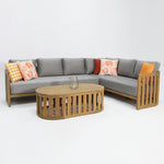 Load image into Gallery viewer, Kava Corner Lounge Setting with Coffee Table

