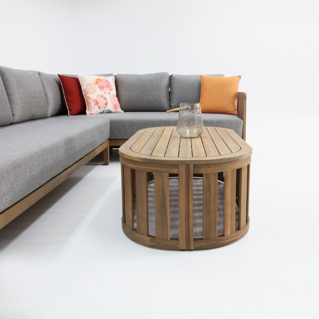 Kava Corner Lounge Setting with Coffee Table