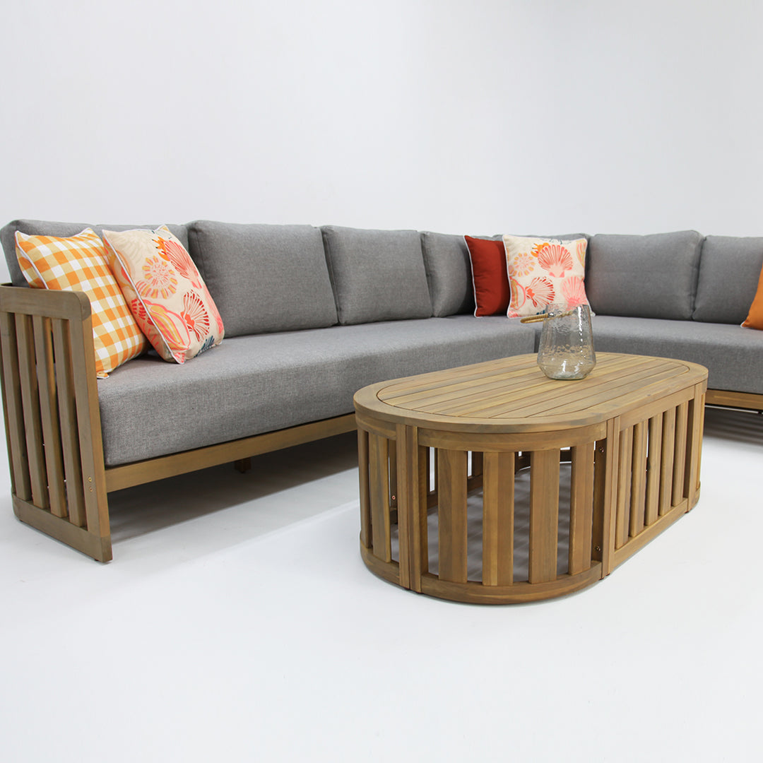 Kava Corner Lounge Setting with Coffee Table
