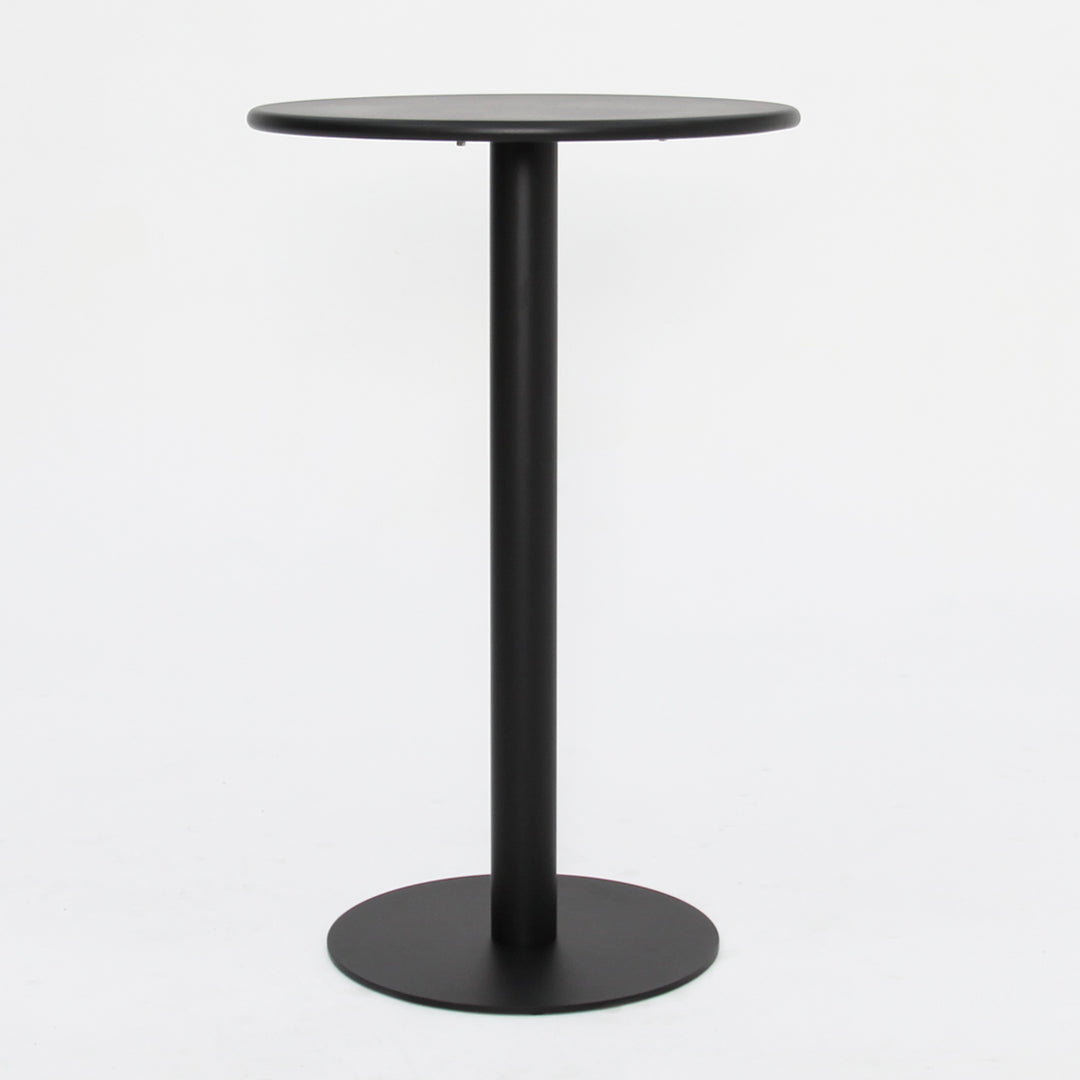 Kenty Bar Table 600mm Round Black