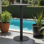Load image into Gallery viewer, Kenty Bar Table 600mm Round Black

