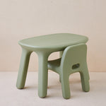 Load image into Gallery viewer, Odie Kids 3pc Table and Chair Set - Green
