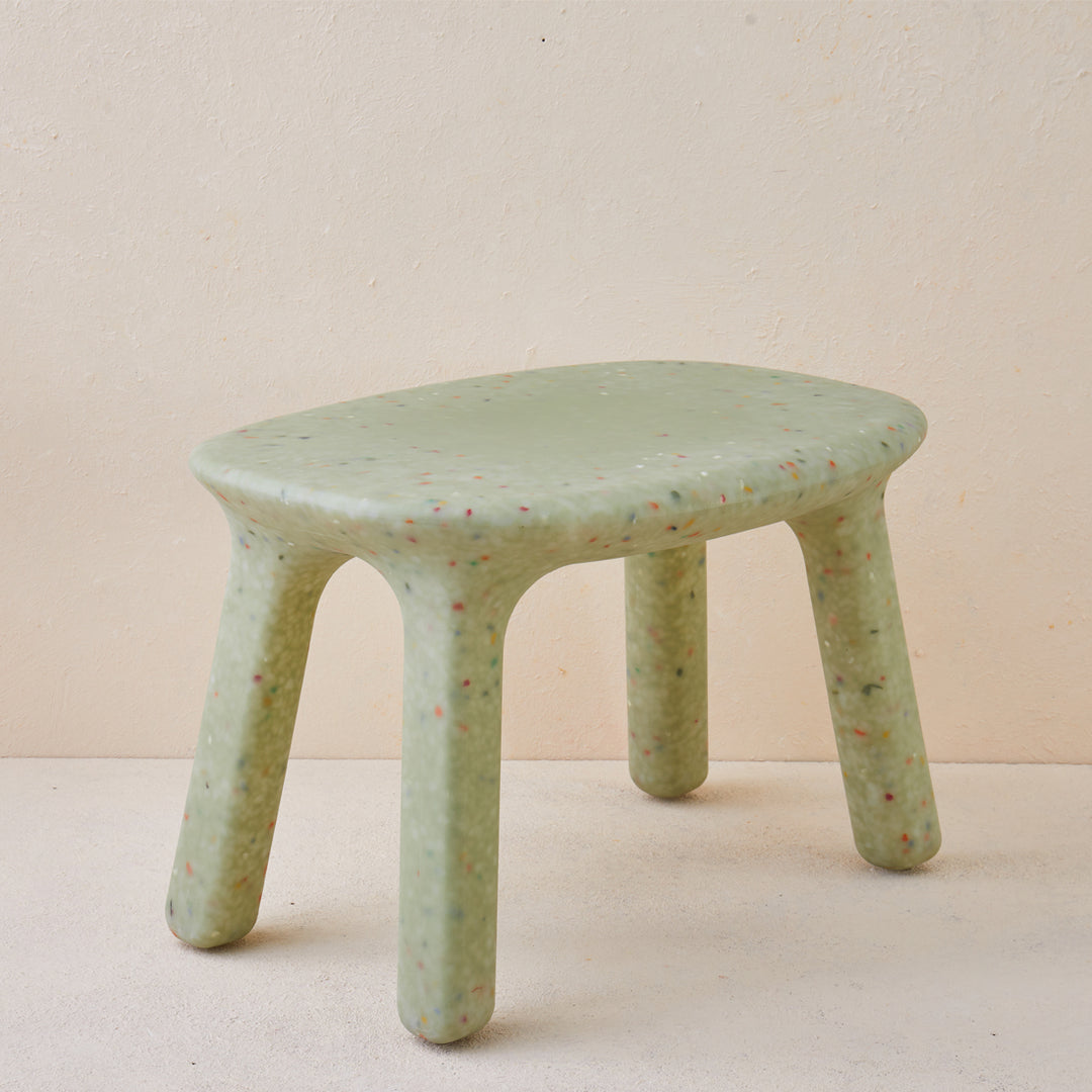 Odie Kids 3pc Table and Chair Set - Green Sprinkle