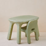 Load image into Gallery viewer, Odie Kids 3pc Table and Chair Set - Green Sprinkle
