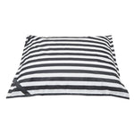 Load image into Gallery viewer, Lazy Days Black + White Stripe Floating Beanbag