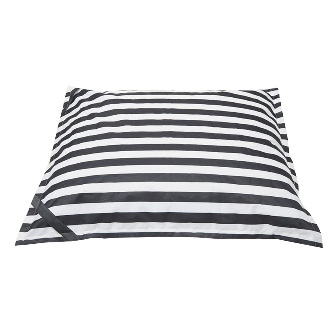 Lazy Days Black + White Stripe Floating Beanbag