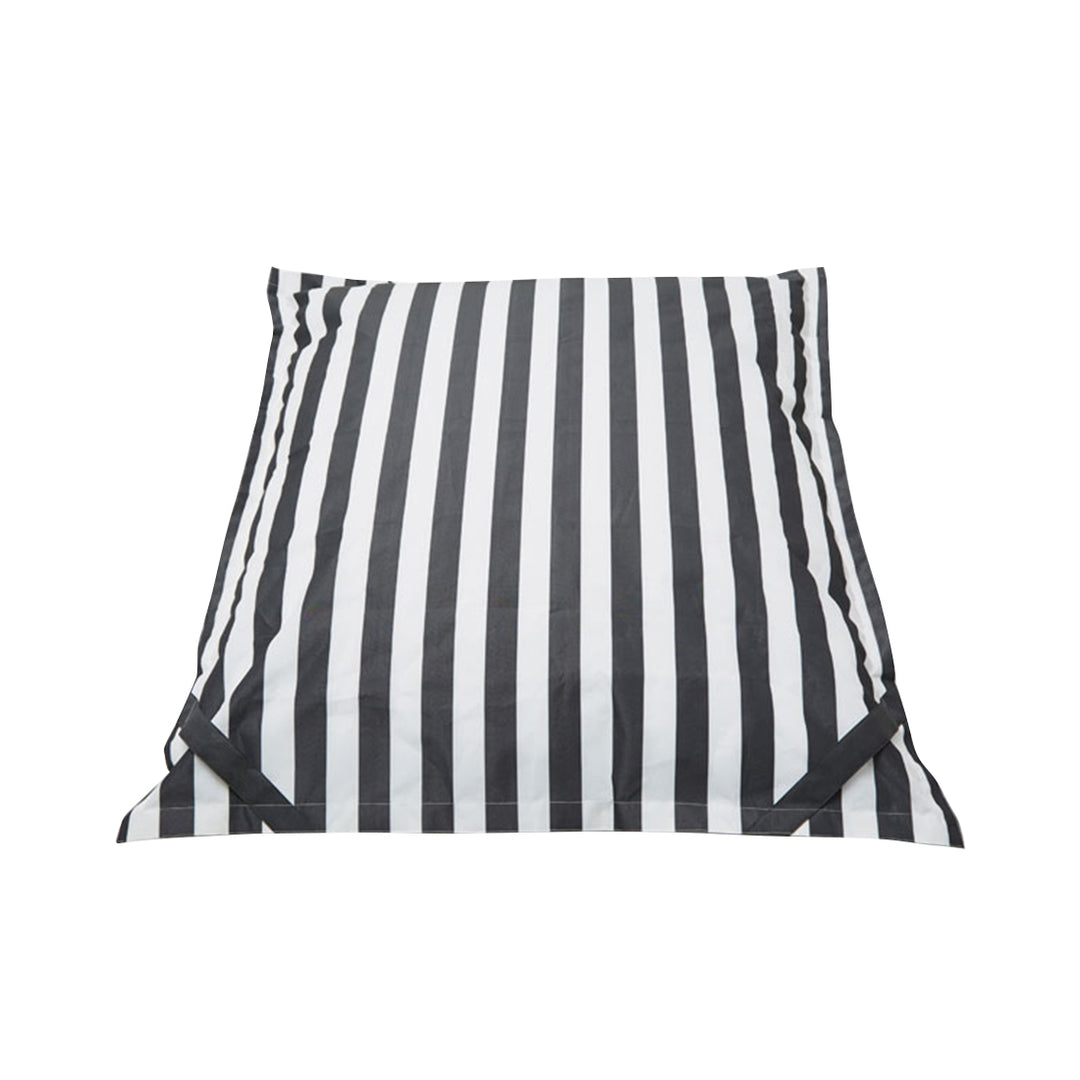 Lazy Days Black + White Stripe Floating Beanbag