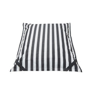 Lazy Days Black + White Stripe Floating Beanbag