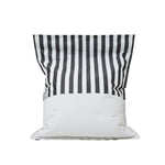 Load image into Gallery viewer, Lazy Days Black + White Stripe Floating Beanbag