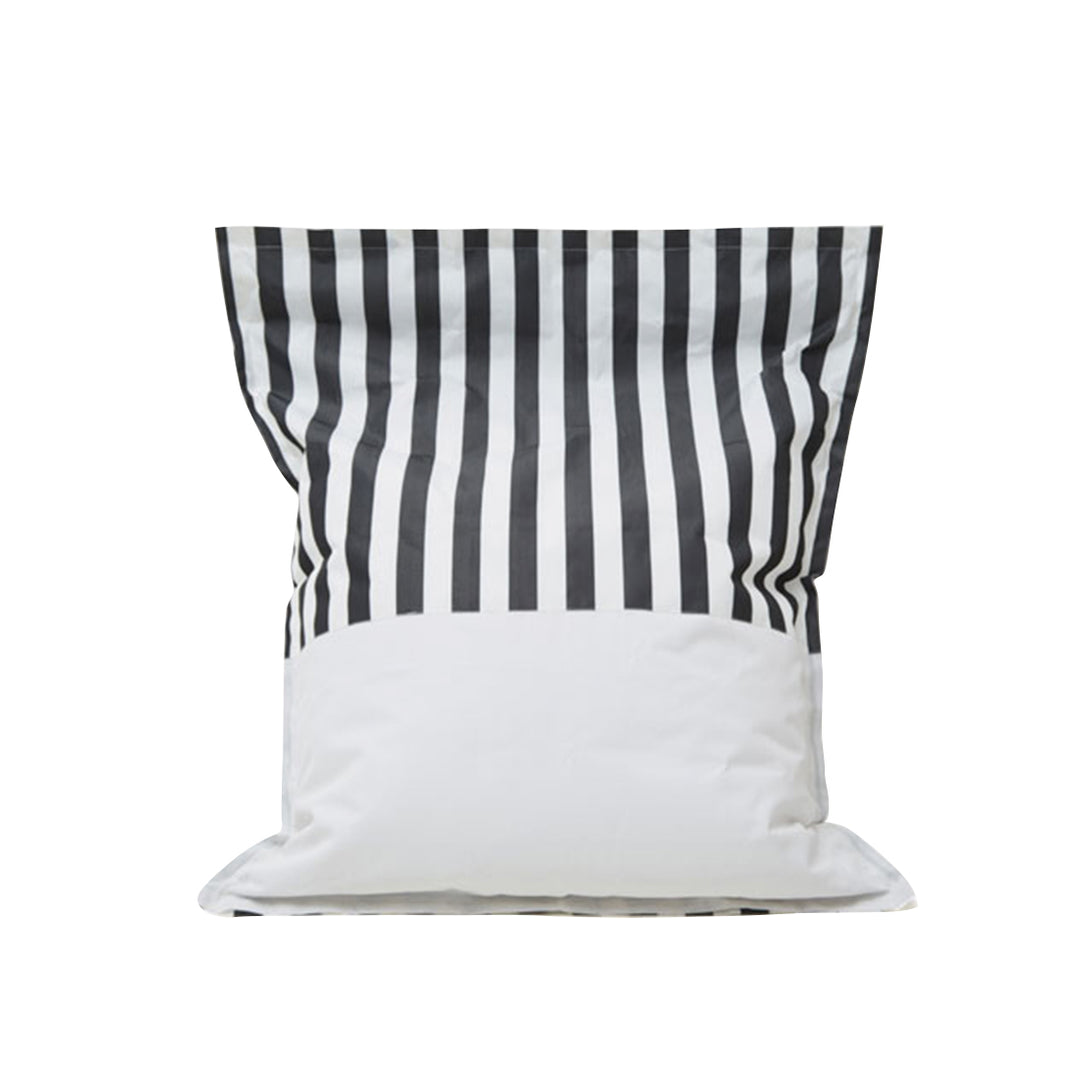 Lazy Days Black + White Stripe Floating Beanbag