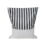 Load image into Gallery viewer, Lazy Days Black + White Stripe Floating Beanbag