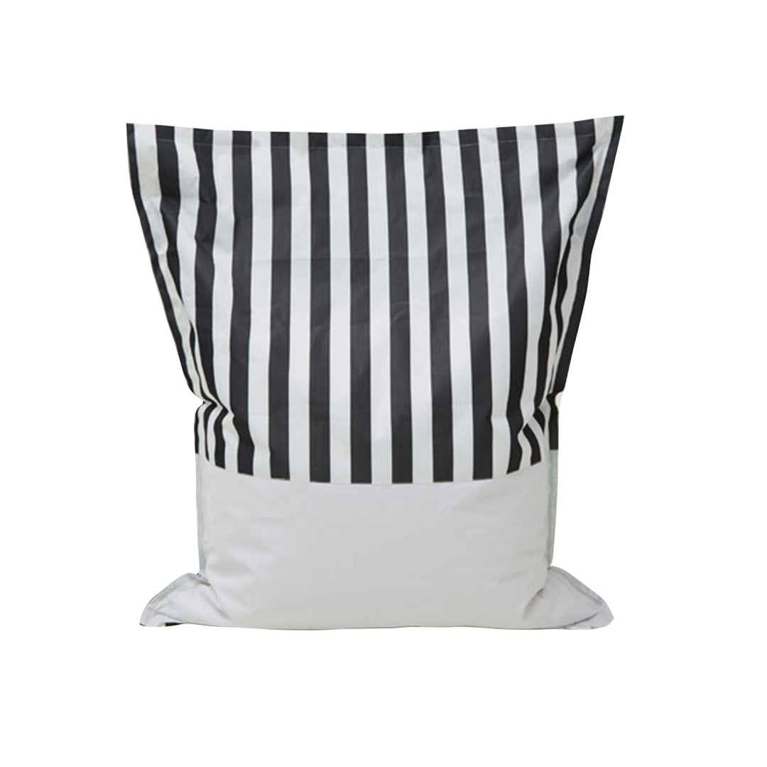 Lazy Days Black + White Stripe Floating Beanbag