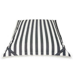 Load image into Gallery viewer, Lazy Days Charcoal + White Floating Beanbag