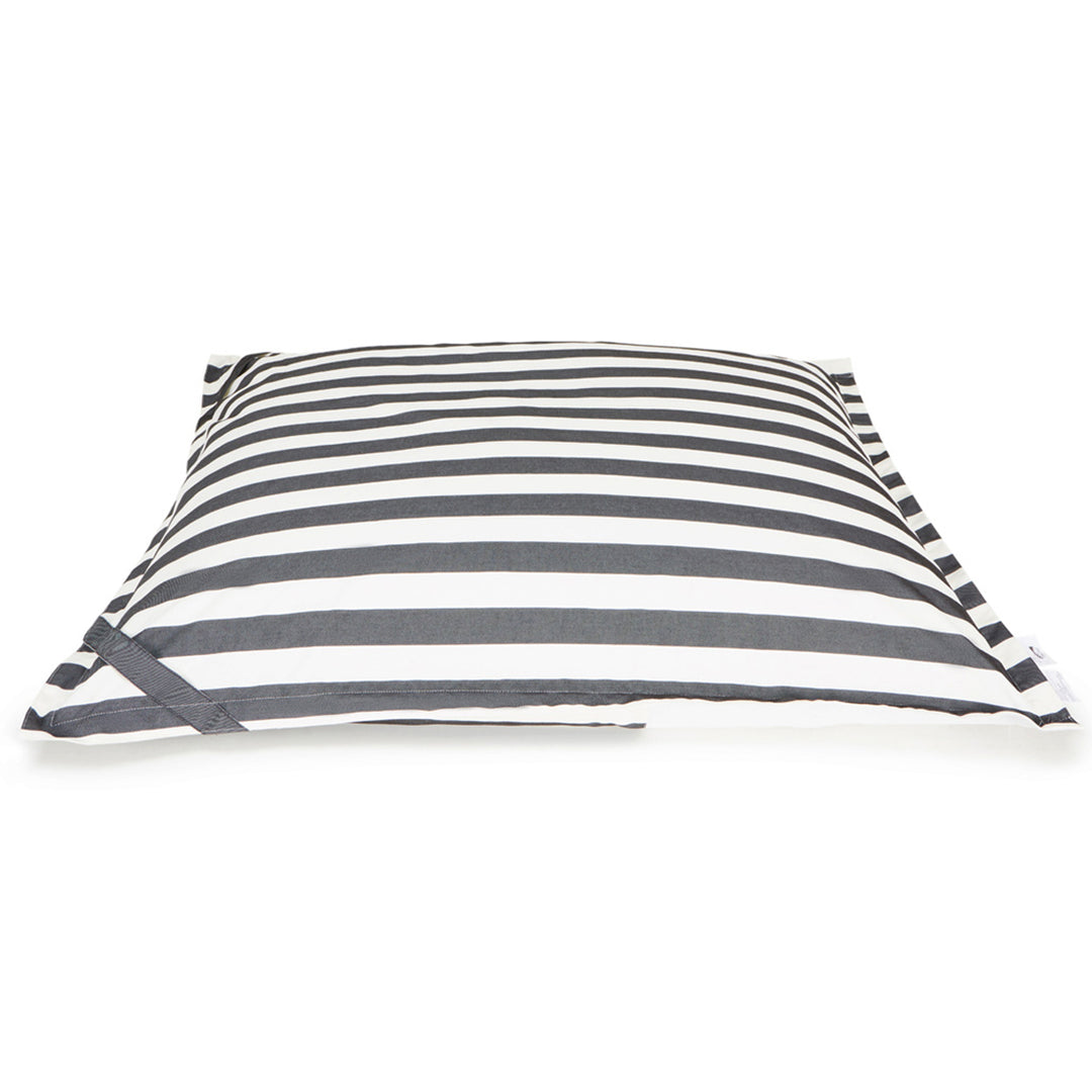 Lazy Days Charcoal + White Floating Beanbag